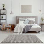 Moroccan Grey Shaggy Rug | 910 - Bargainia.com - 