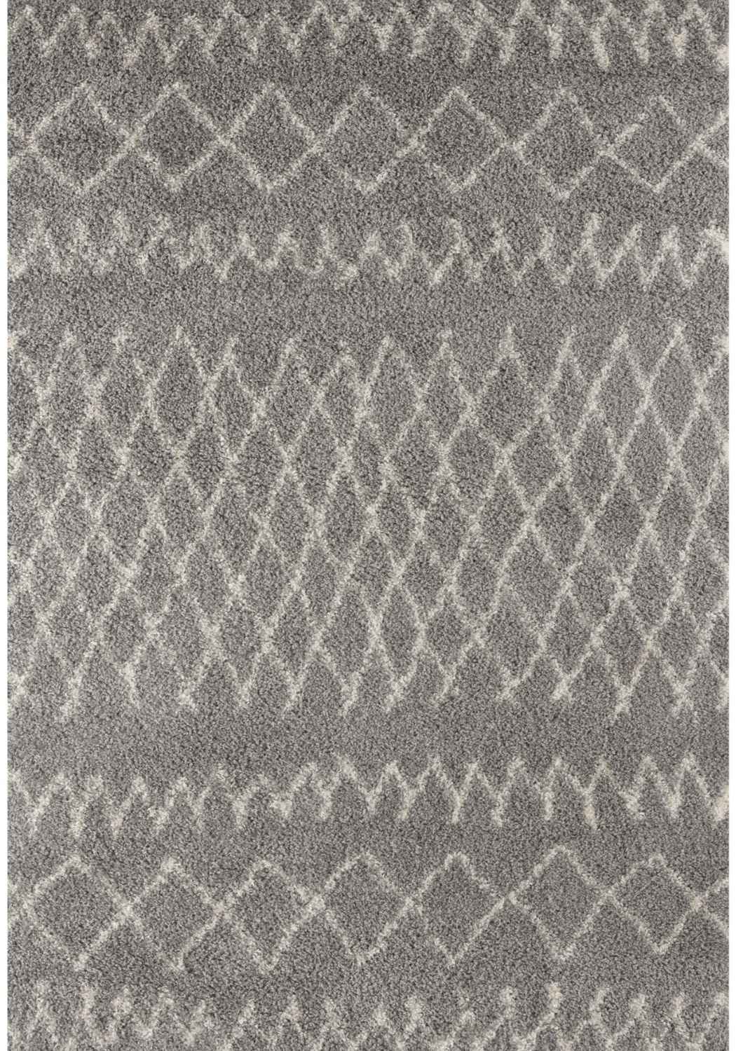 Moroccan Grey Shaggy Rug | 910 - Bargainia.com - 