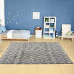 Moroccan Grey Shaggy Rug | 910 - Bargainia.com - 