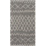 Moroccan Grey Shaggy Rug | 910 - Bargainia.com - 