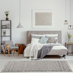 Moroccan Grey Shaggy Rug | 910 - Bargainia.com - 