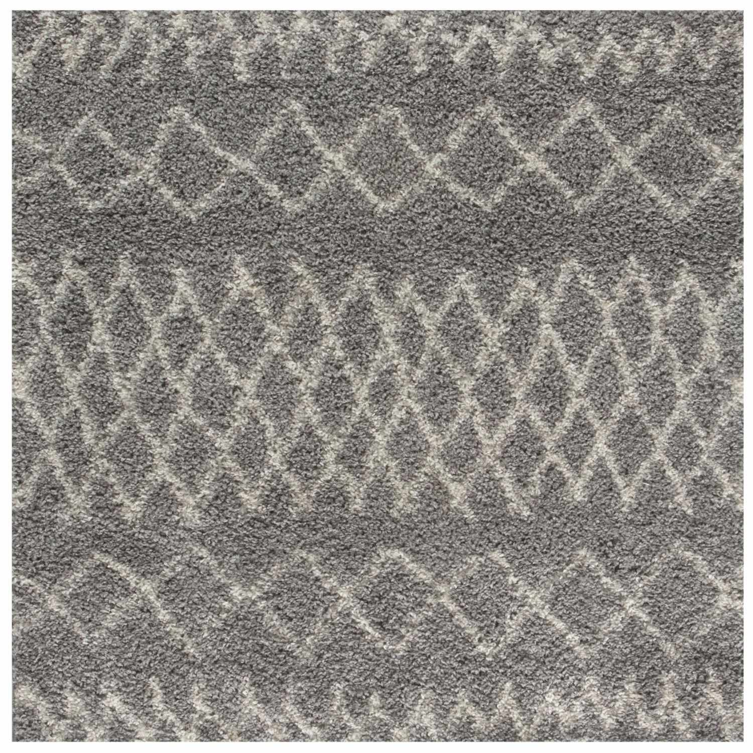 Moroccan Grey Shaggy Rug | 910 - Bargainia.com - 