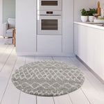 Moroccan Grey Shaggy Rug | 910 - Bargainia.com - 