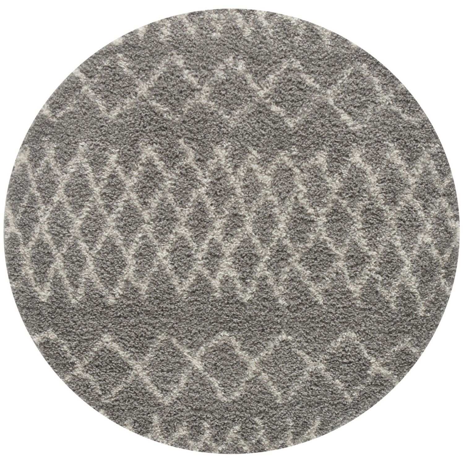 Moroccan Grey Shaggy Rug | 910 - Bargainia.com - 5056584513899 - 3526