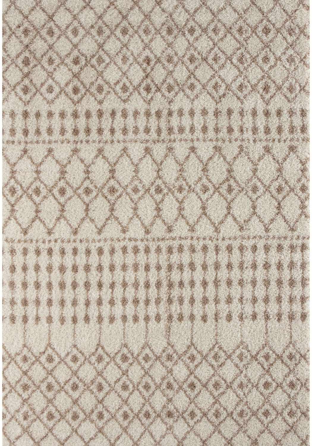 Moroccan Ivory Beige Shaggy Rug | 1030 - Bargainia.com - 5056584541519 - 3603