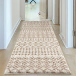 Moroccan Ivory Beige Shaggy Rug | 1030 - Bargainia.com - 
