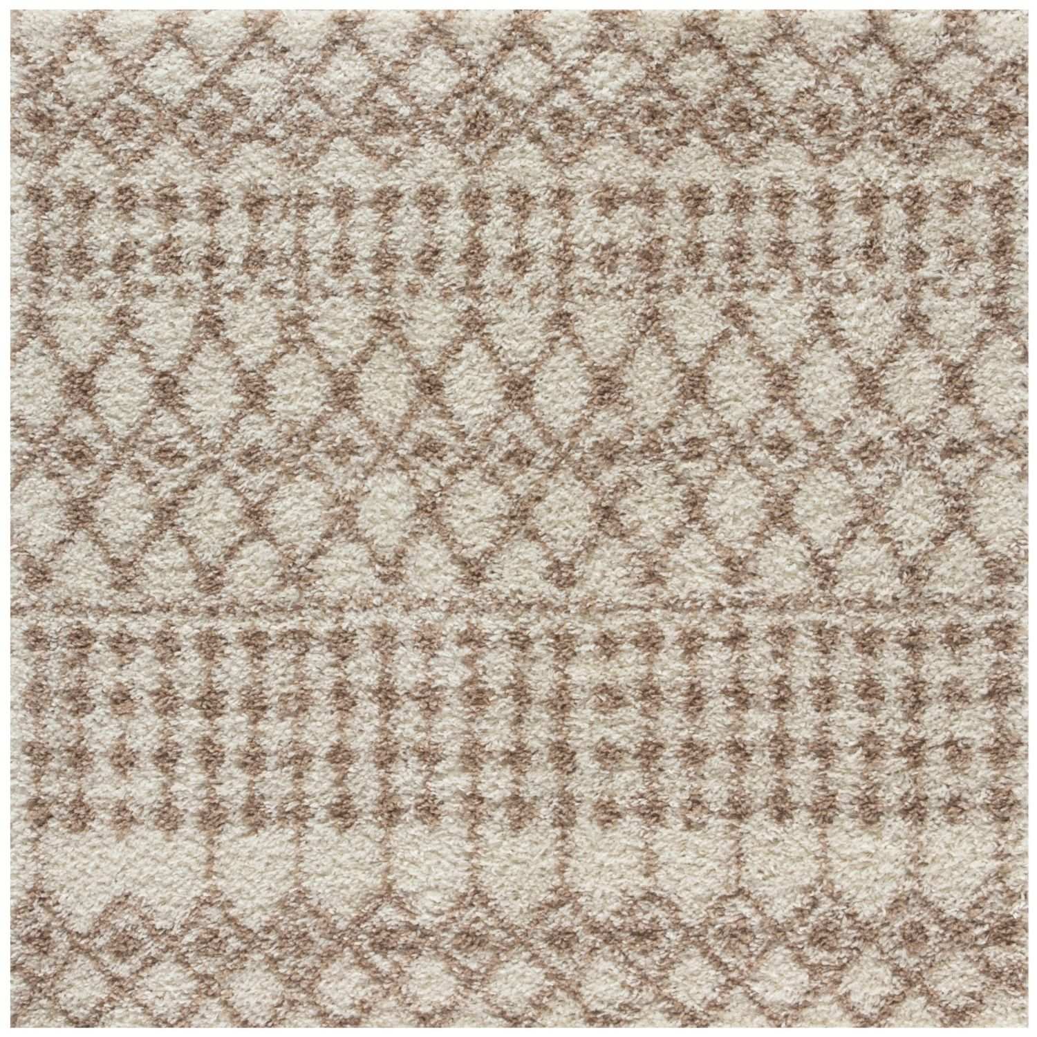 Moroccan Ivory Beige Shaggy Rug | 1030 - Bargainia.com - 5056584541694 - 3607