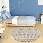 Moroccan Ivory Beige Shaggy Rug | 1030 - Bargainia.com - 