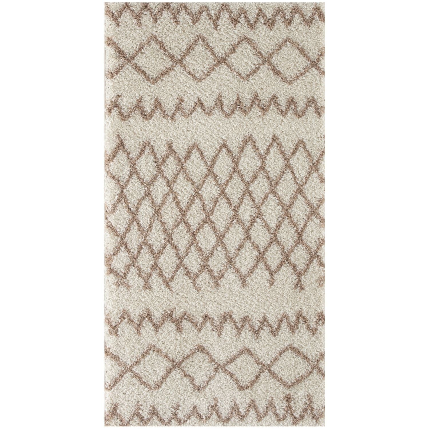 Moroccan Ivory Beige Shaggy Rug | 930 - Bargainia.com - 5056584513554 - 3544