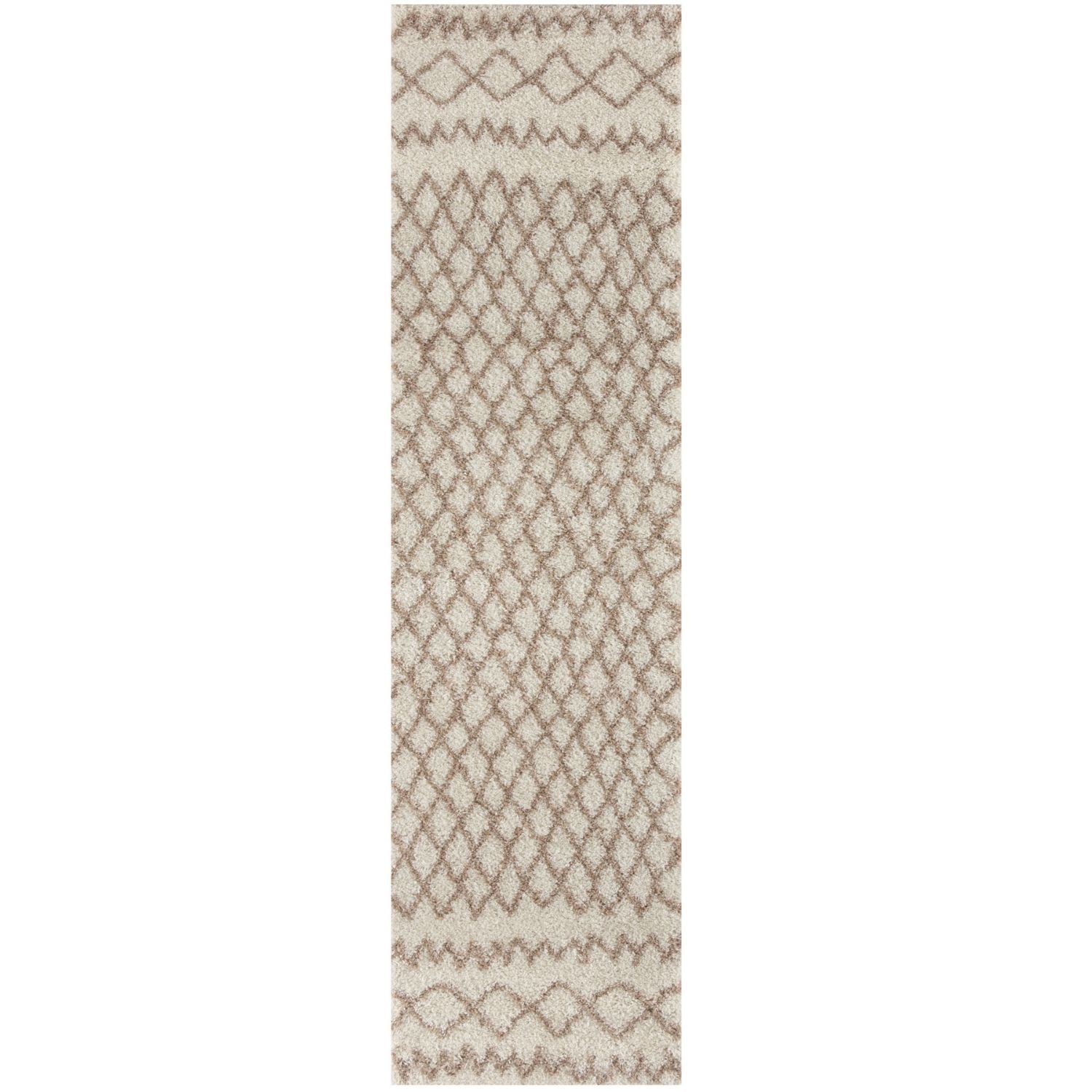 Moroccan Ivory Beige Shaggy Rug | 930 - Bargainia.com - 5056584513677 - 3545