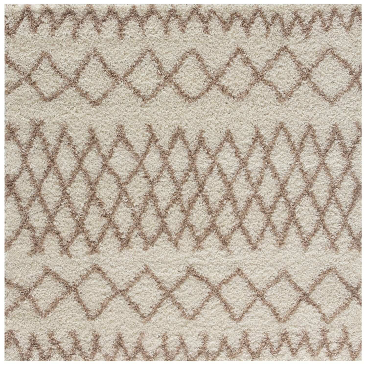 Moroccan Ivory Beige Shaggy Rug | 930 - Bargainia.com - 5056584513790 - 3547