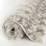Moroccan Ivory Grey Shaggy Rug | 1000 - Bargainia.com - 