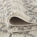 Moroccan Ivory Grey Shaggy Rug | 1000 - Bargainia.com - 