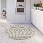 Moroccan Ivory Grey Shaggy Rug | 1000 - Bargainia.com - 