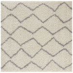 Moroccan Ivory Grey Shaggy Rug | 800 - Bargainia.com - 