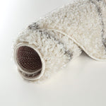 Moroccan Ivory Grey Shaggy Rug | 800 - Bargainia.com - 