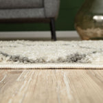 Moroccan Ivory Shaggy Rug | 500 - Bargainia.com - 