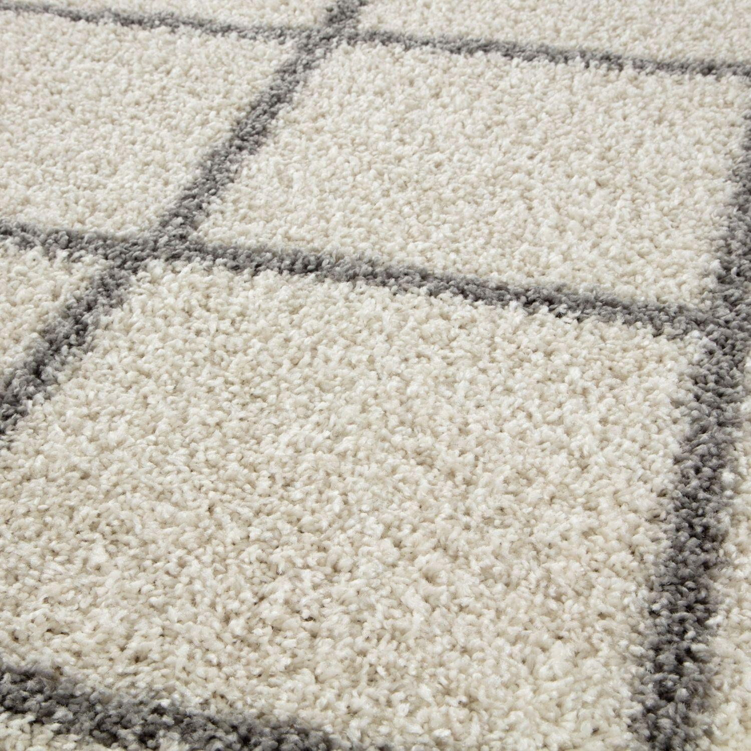 Moroccan Ivory Shaggy Rug | 500 - Bargainia.com - 5056584502992 - 3160