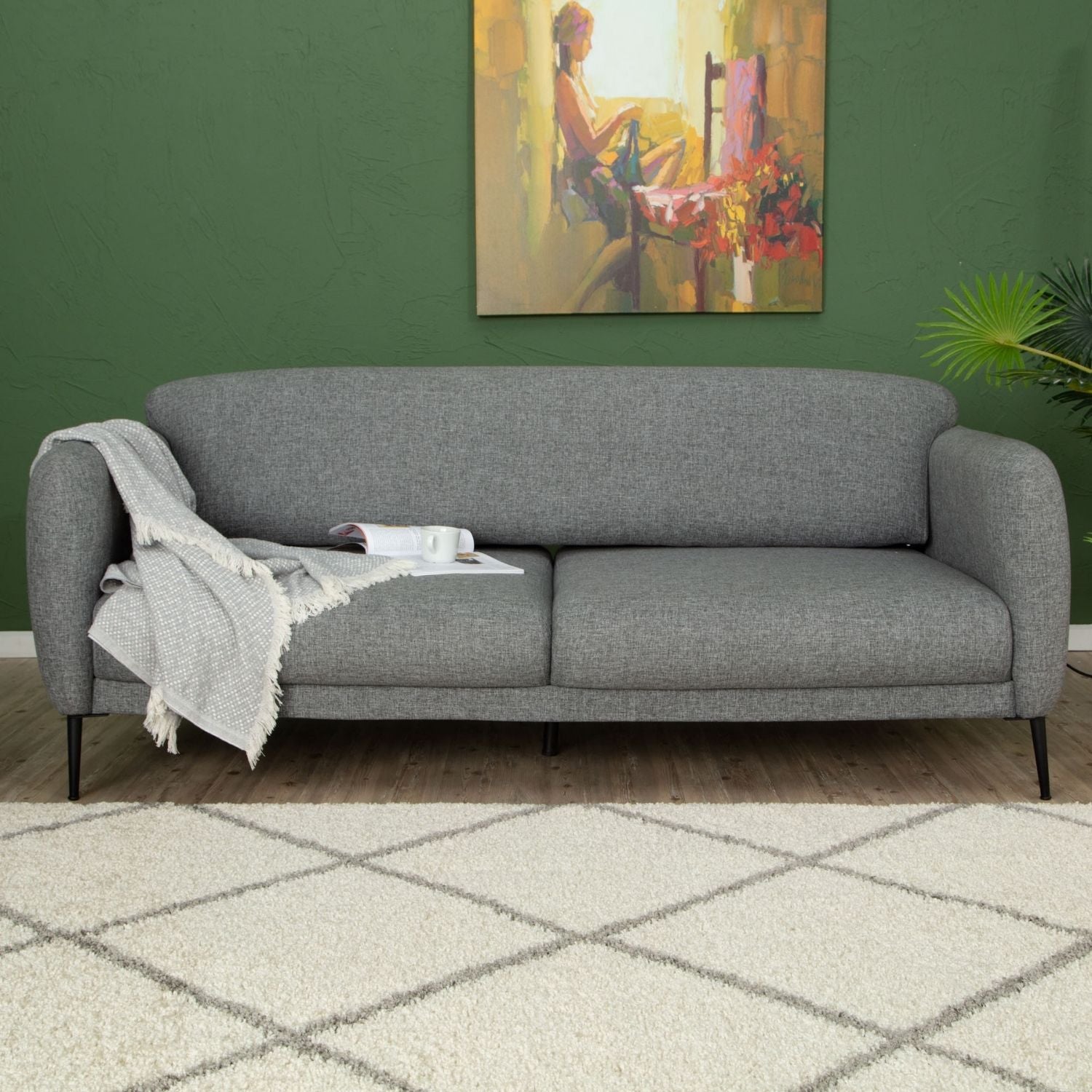 Moroccan Ivory Shaggy Rug | 500 - Bargainia.com - 5056584502992 - 3160