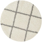Moroccan Ivory Shaggy Rug | 500 - Bargainia.com - 