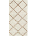 Moroccan Ivory Shaggy Rug | 530 - Bargainia.com - 