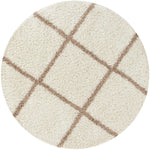 Moroccan Ivory Shaggy Rug | 530 - Bargainia.com - 