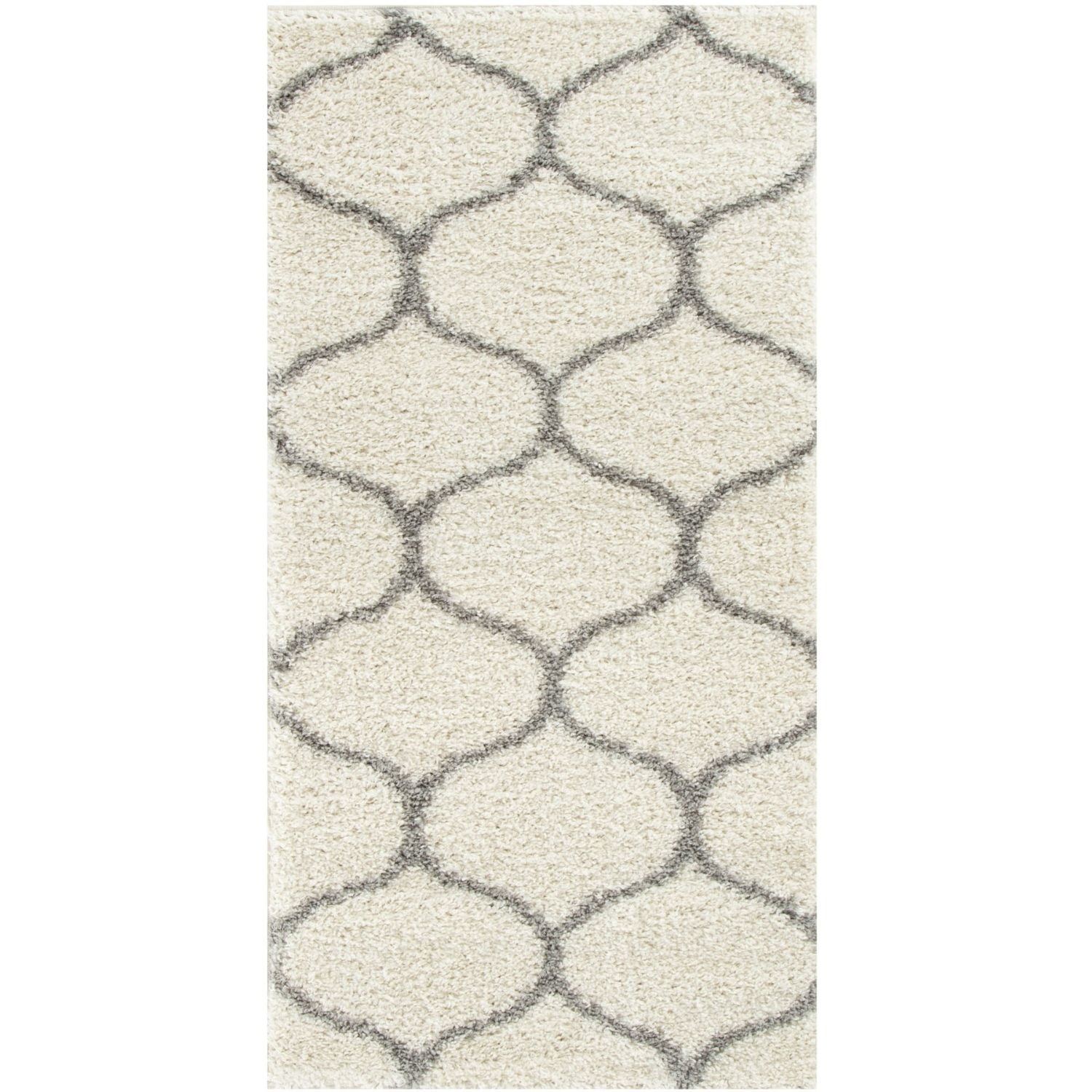 Moroccan Ivory Shaggy Rug | 600 - Bargainia.com - 5056584503593 - 3220