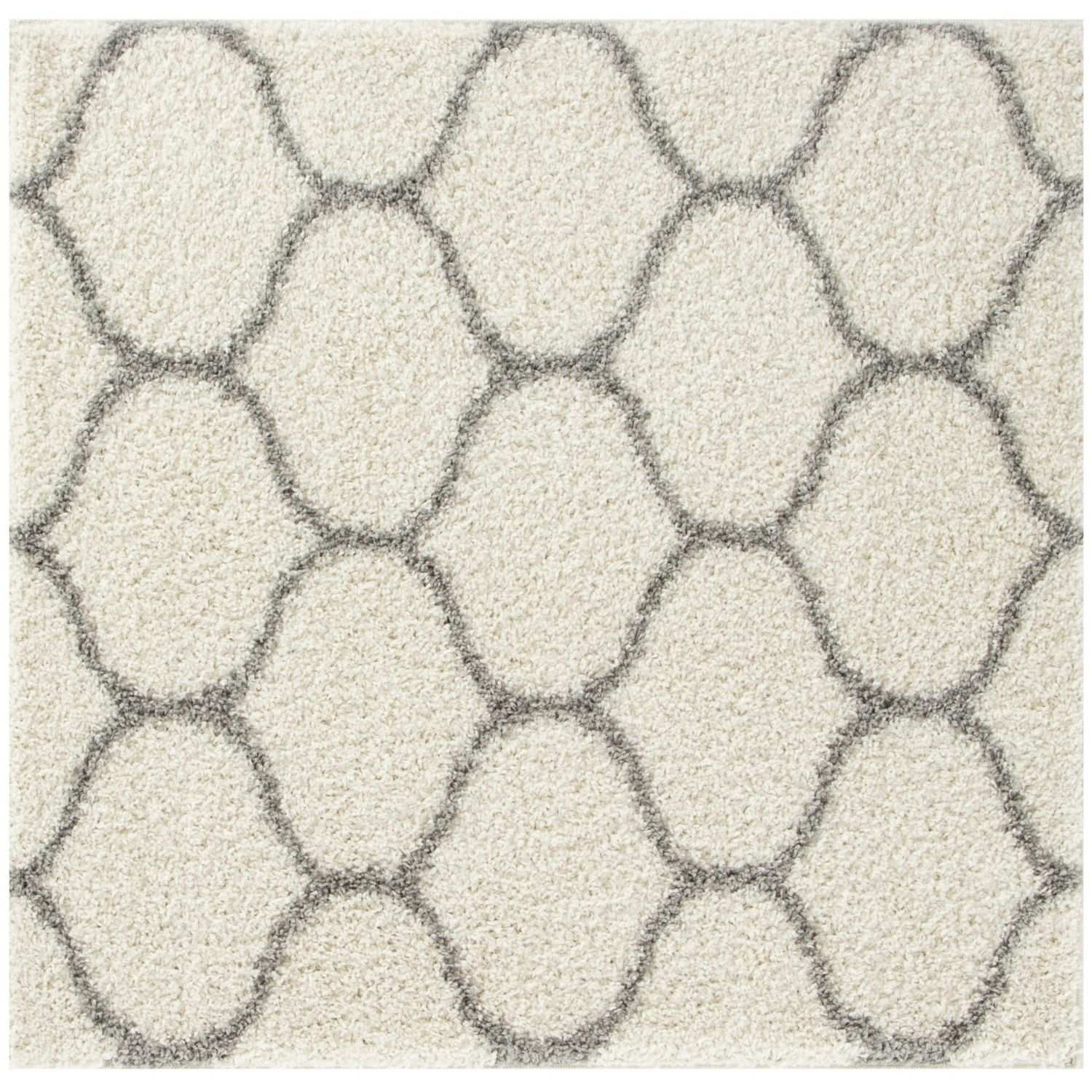 Moroccan Ivory Shaggy Rug | 600 - Bargainia.com - 5056584503777 - 3223