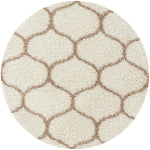 Moroccan Ivory Shaggy Rug | 630 - Bargainia.com - 