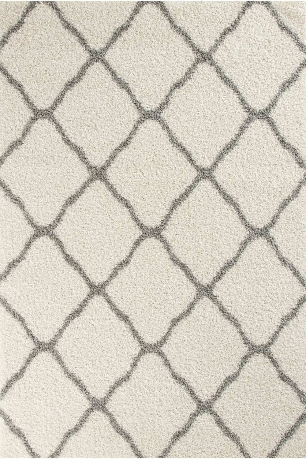 Moroccan Ivory Shaggy Rug | 700 - Bargainia.com - 