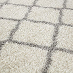 Moroccan Ivory Shaggy Rug | 700 - Bargainia.com - 