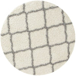 Moroccan Ivory Shaggy Rug | 700 - Bargainia.com - 