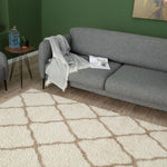 Moroccan Ivory Shaggy Rug | 730 - Bargainia.com - 