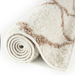 Moroccan Ivory Shaggy Rug | 730 - Bargainia.com - 