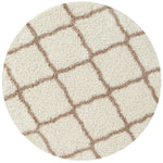 Moroccan Ivory Shaggy Rug | 730 - Bargainia.com - 