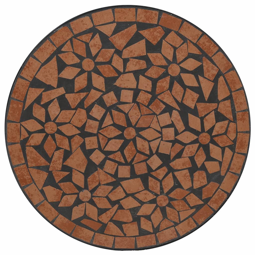 Mosaic Bistro Table Ø50x70 cm Ceramic with Decorative Pattern for Indoor and Outdoor Use - Bargainia.com - 8721012473836 - 4003398