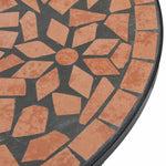 Mosaic Bistro Table Ø50x70 cm Ceramic with Decorative Pattern for Indoor and Outdoor Use - Bargainia.com - 