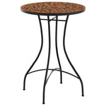 Mosaic Bistro Table Ø50x70 cm Ceramic with Decorative Pattern for Indoor and Outdoor Use - Bargainia.com - 