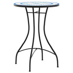 Mosaic Bistro Table Ø50x70 cm Ceramic with Decorative Pattern for Indoor and Outdoor Use - Bargainia.com - 