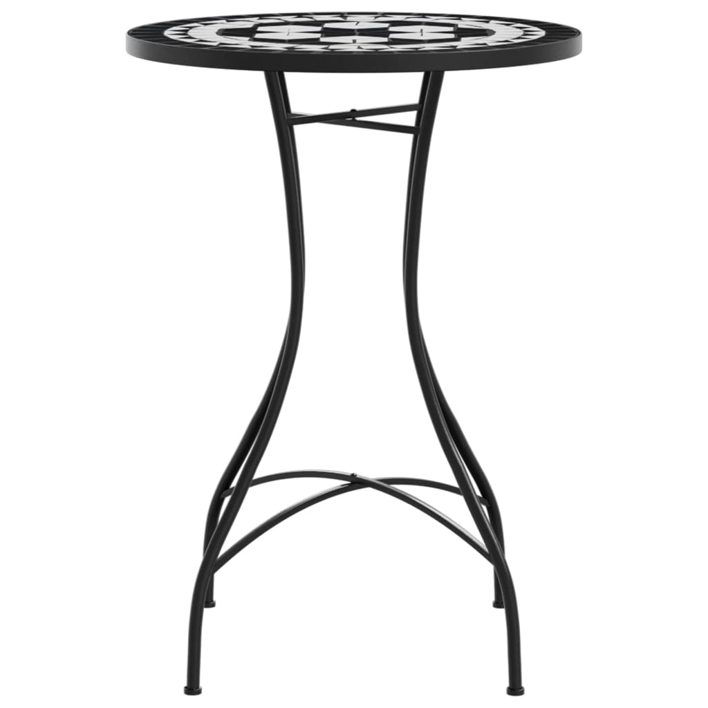 Mosaic Bistro Table Ø50x70 cm Ceramic with Decorative Pattern for Indoor and Outdoor Use - Bargainia.com - 