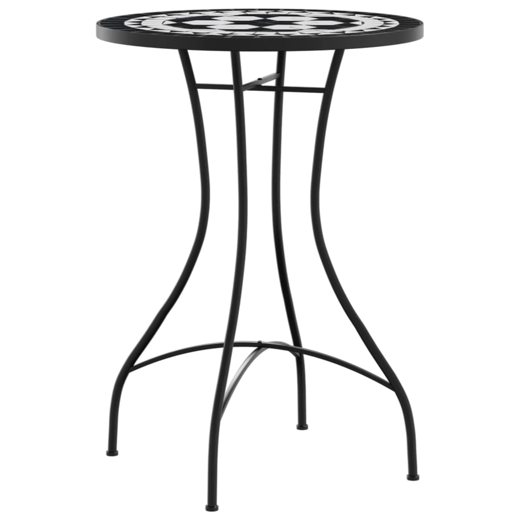 Mosaic Bistro Table Ø50x70 cm Ceramic with Decorative Pattern for Indoor and Outdoor Use - Bargainia.com - 8721012473850 - 4003400