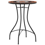 Mosaic Bistro Table Ø50x70 cm Ceramic with Decorative Pattern for Indoor and Outdoor Use - Bargainia.com - 