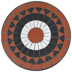 Mosaic Bistro Table Ø50x70 cm Ceramic with Decorative Pattern for Indoor and Outdoor Use - Bargainia.com - 