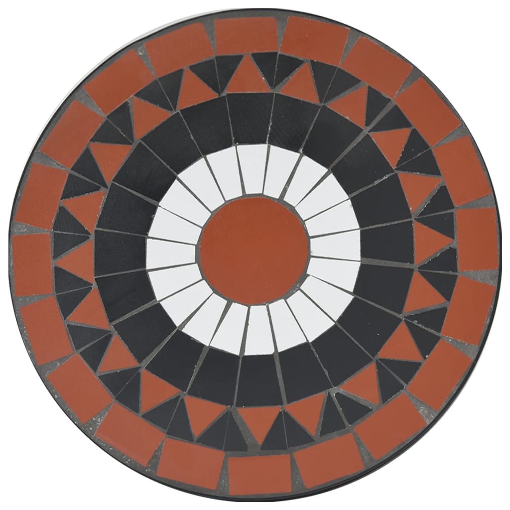 Mosaic Bistro Table Ø50x70 cm Ceramic with Decorative Pattern for Indoor and Outdoor Use - Bargainia.com - 