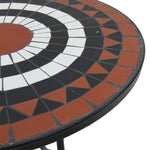 Mosaic Bistro Table Ø50x70 cm Ceramic with Decorative Pattern for Indoor and Outdoor Use - Bargainia.com - 