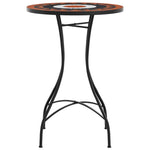 Mosaic Bistro Table Ø50x70 cm Ceramic with Decorative Pattern for Indoor and Outdoor Use - Bargainia.com - 