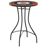 Mosaic Bistro Table Ø50x70 cm Ceramic with Decorative Pattern for Indoor and Outdoor Use - Bargainia.com - 