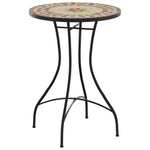 Mosaic Bistro Table Ø50x70 cm Ceramic with Decorative Pattern for Indoor and Outdoor Use - Bargainia.com - 