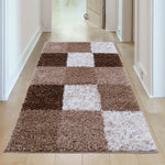Myshaggy Geometric Brown Rug - Bargainia.com - 