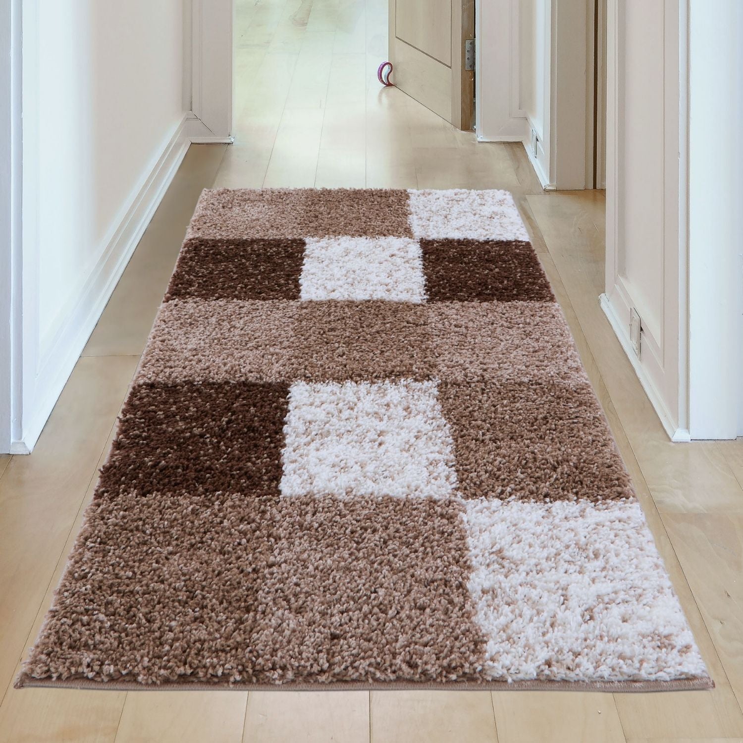 Myshaggy Geometric Brown Rug - Bargainia.com - 